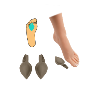 Obrázok ku produktu HEALMED 192 podpora priečnej klenby veľká srdiečko 2ks