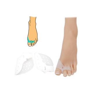 Obrázok ku produktu HEALMED 767 chránič na hallux s medziprstovým korektorom a návlekom na prsty 2ks