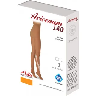 AVICENUM 140 DEN Phlebo pančuchové nohavice telové - 8030