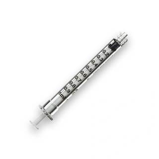 Obrázok ku produktu BD PLASTIPAK 309628 injekčná striekačka 3 dielna 1ml luer lock