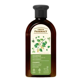 Obrázok ku produktu GREEN PHARMACY šampón proti lupinám z brezových púčikov a ricínovým olejom 350ml