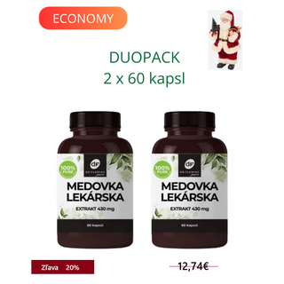 Obrázok ku produktu DR. FLEMING Medovka lekárska extrakt 430mg 2x60 kapsúl DUOPACK