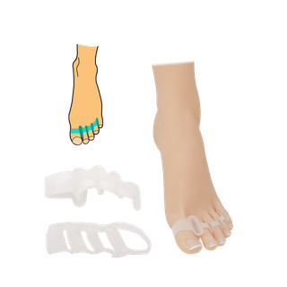 Obrázok ku produktu HEALMED 769 silikónový oddeľovač prstov univerzálny 2ks