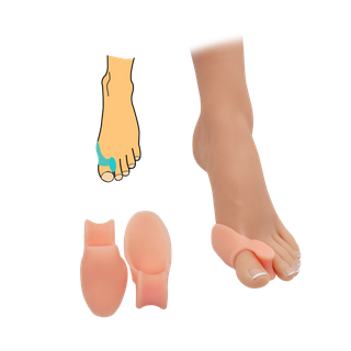 Obrázok ku produktu HEALMED 434-1 chránič a korektor na hallux silikónový telový 2ks