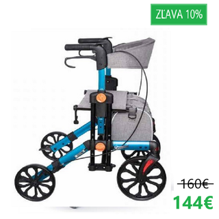 Obrázok ku produktu REHAFUND RF-626/N BERLIN chodítko pre seniorov štvorkolesové modré