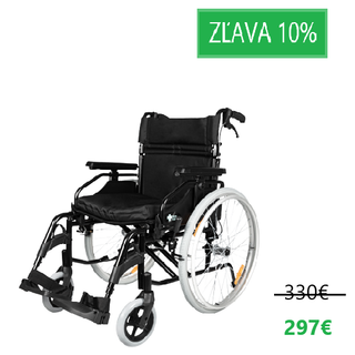Obrázok ku produktu REHAFUND RF-3/48/PU/CZA Cruiser Active vozík invalidný šírka 48cm, čierny plné kolesá